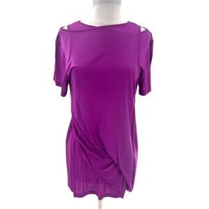 JUNYA WATANABE x COMME des GARÇONS purple draped strappy top sz M